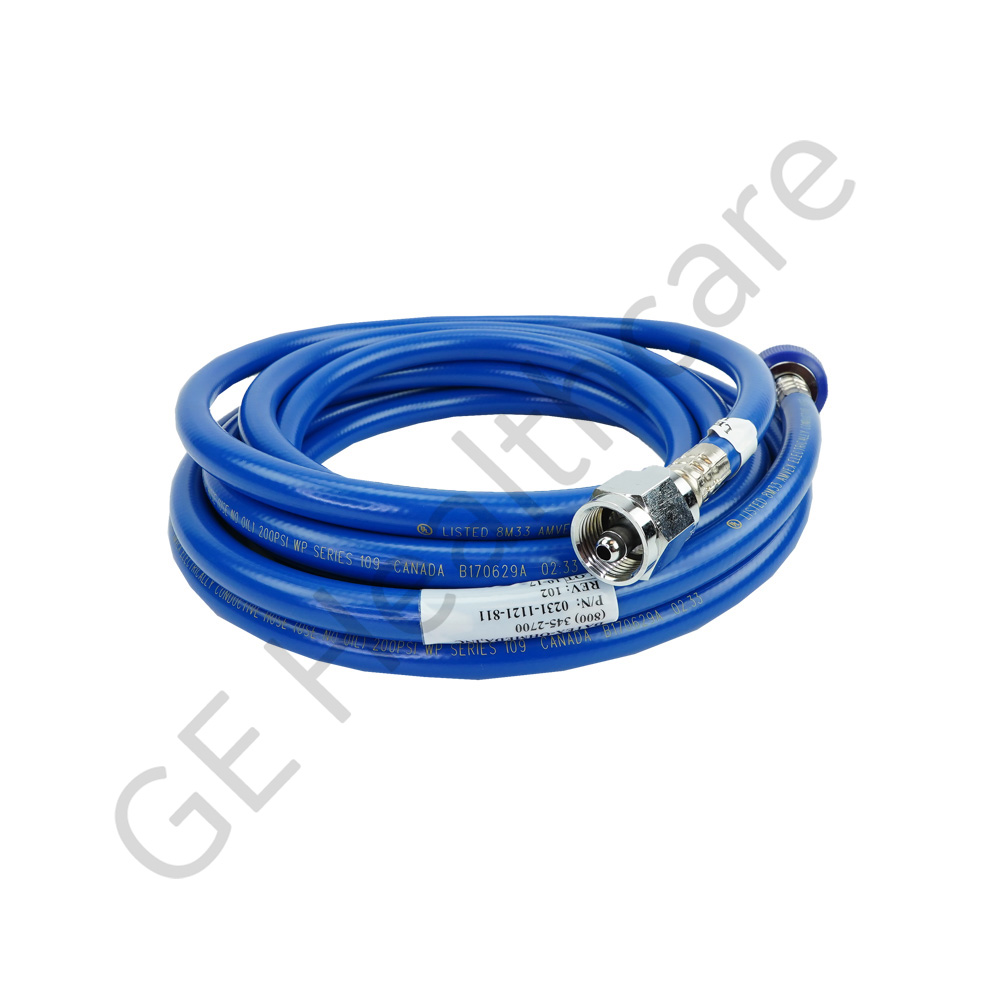 Mangueira para N2O, azul, DISS, 15ft Mangueira para N2O, azul, DISS, 15ft