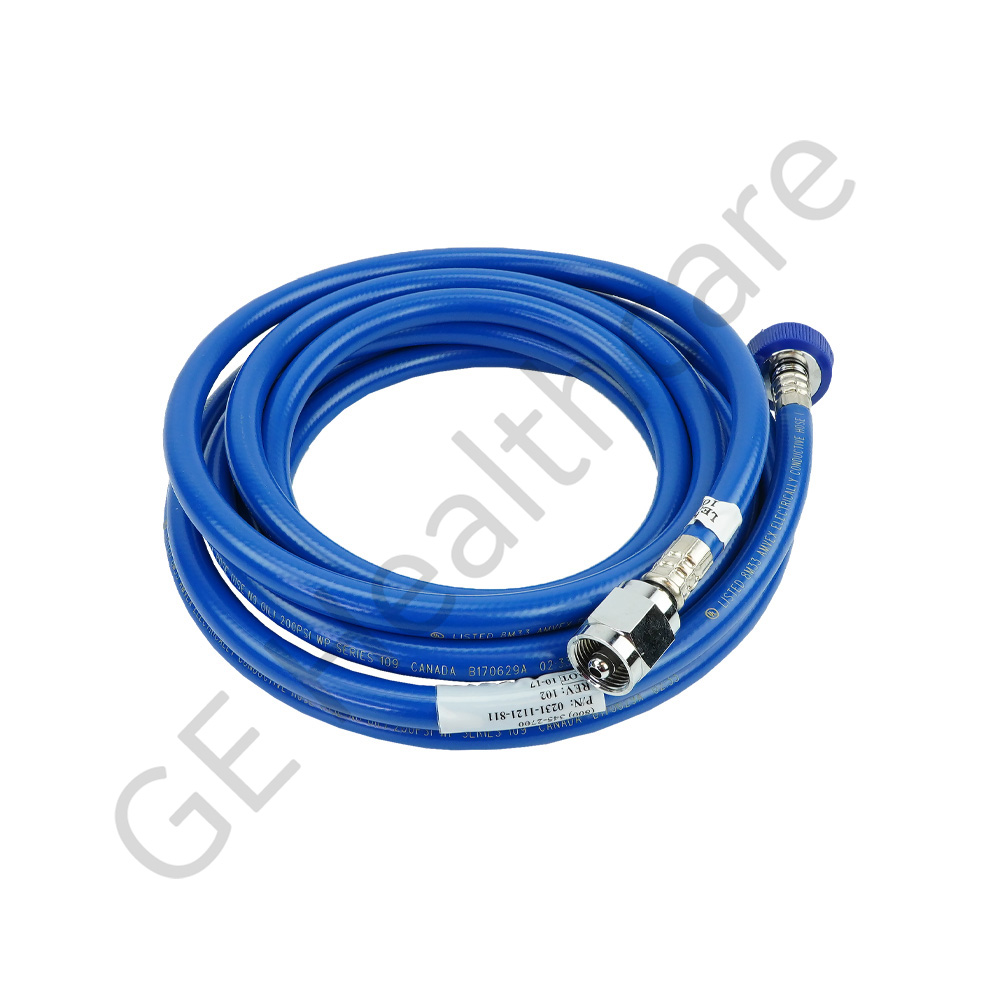 Mangueira para N2O, azul, DISS, 15ft Mangueira para N2O, azul, DISS, 15ft