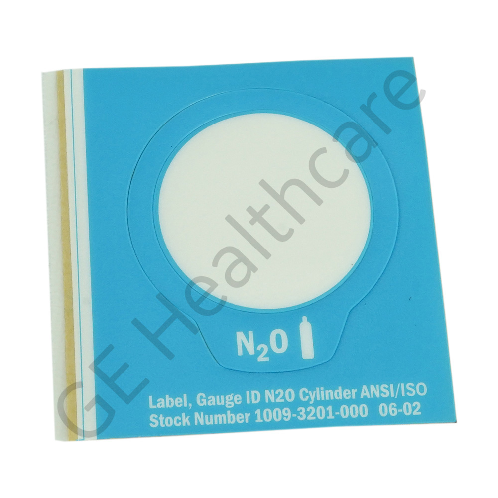 OEM, LBL GA ID BLUE/WHT N2O CYL OEM, LBL GA ID BLUE/WHT N2O CYL
