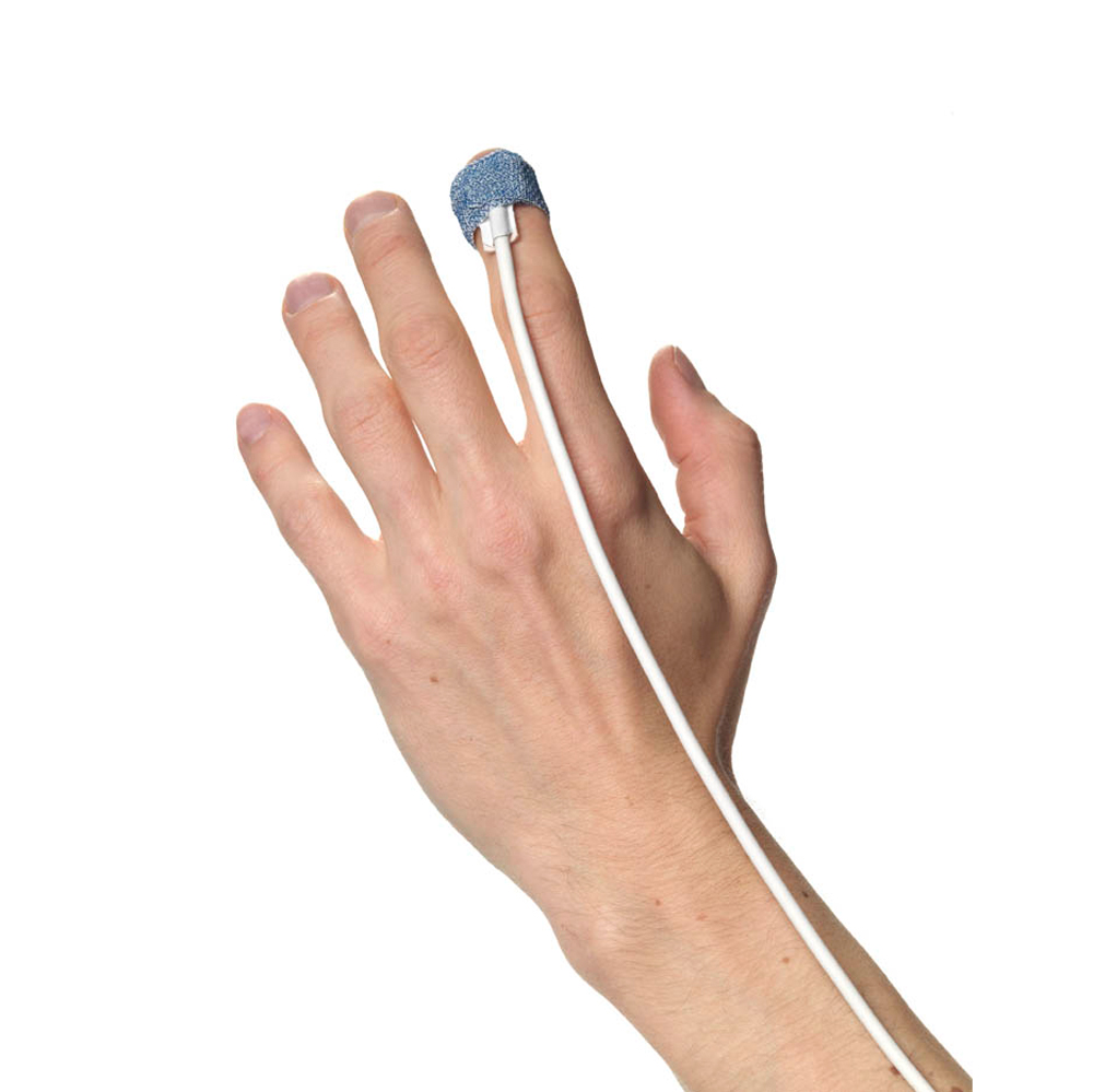 Sensor de oximetria descartável, trusignal 0.5m (requer cabo extensor), 10 unid. Sensor de oximetria descartável, trusignal 0.5m (requer cabo extensor), 10 unid.